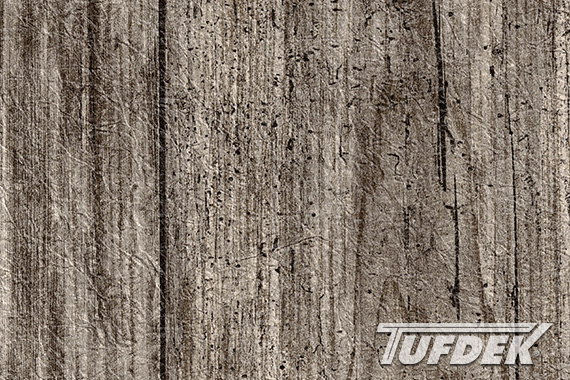 Tufdek Designer Rustic Plank vinyl decking color sample